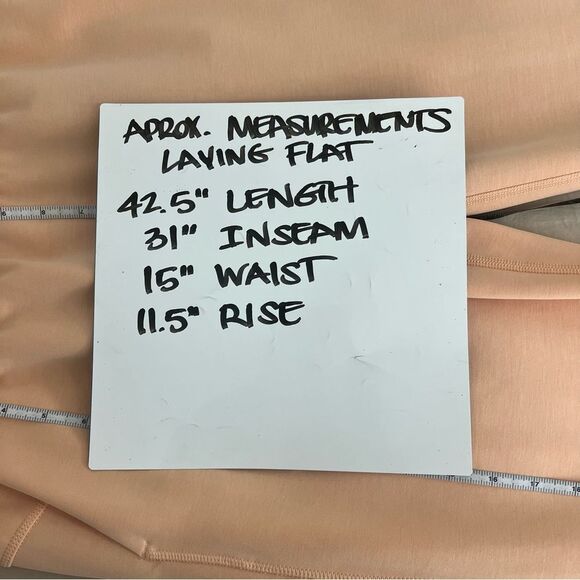 Lululemon Athletica Women’s Size 8 Peach Bellini Softstreme High-Rise Pant - Picture 14 of 15